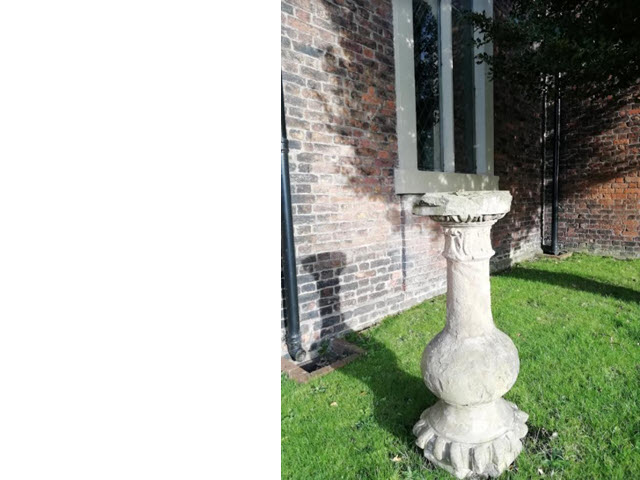 Sundial adjacent to west entrance of Church of St Lukes